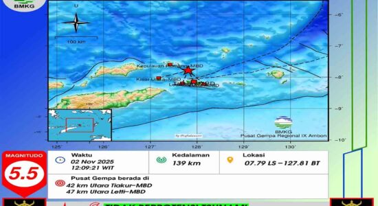 Gempa M5,5 Guncang MBD