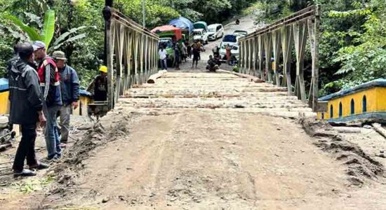 Jembatan Darurat Wai Besi VI Tuntas Dikerjakan, Arus Transportasi Kembali Normal