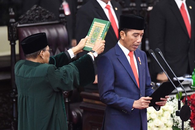 Pidato Perdana, Jokowi Ibaratkan Program Pemerintah Bagai  